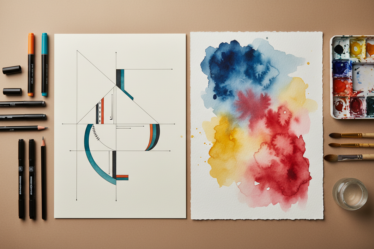 Bristol Paper vs Watercolor Paper: Smooth Lines, Markers, and Wet Wash Limits
