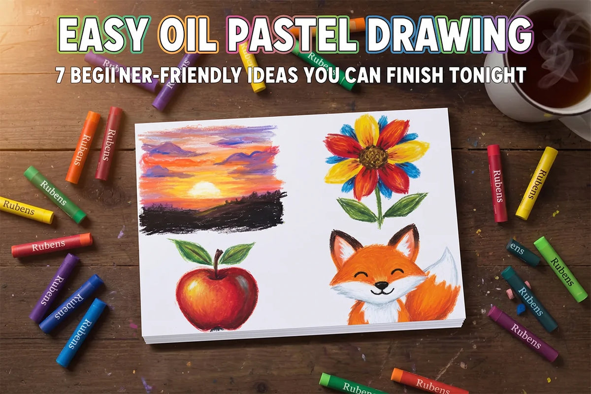 Easy Oil Pastel Drawing