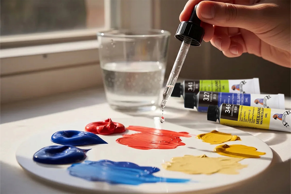 Thinning Acrylic Paint Without Wrecking the Binder: A Practical Studio Guide