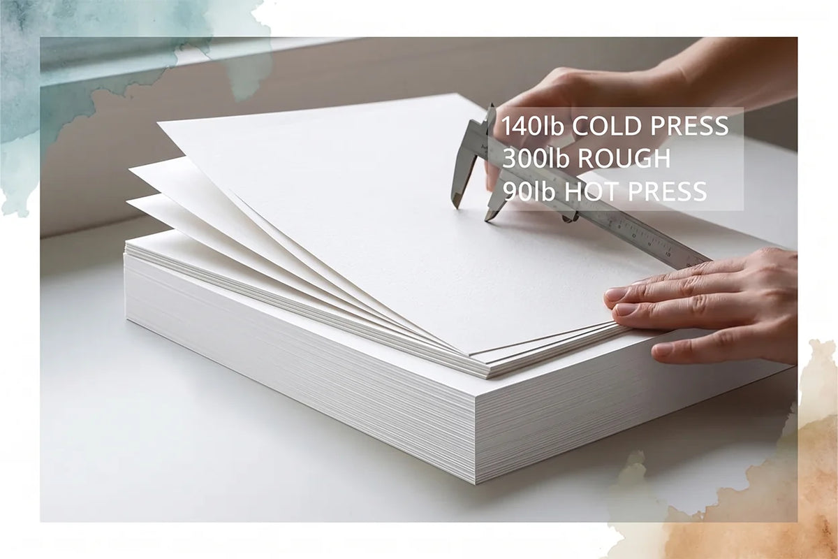 Watercolor Paper Weight: Which GSM Should You Choose? (2026)