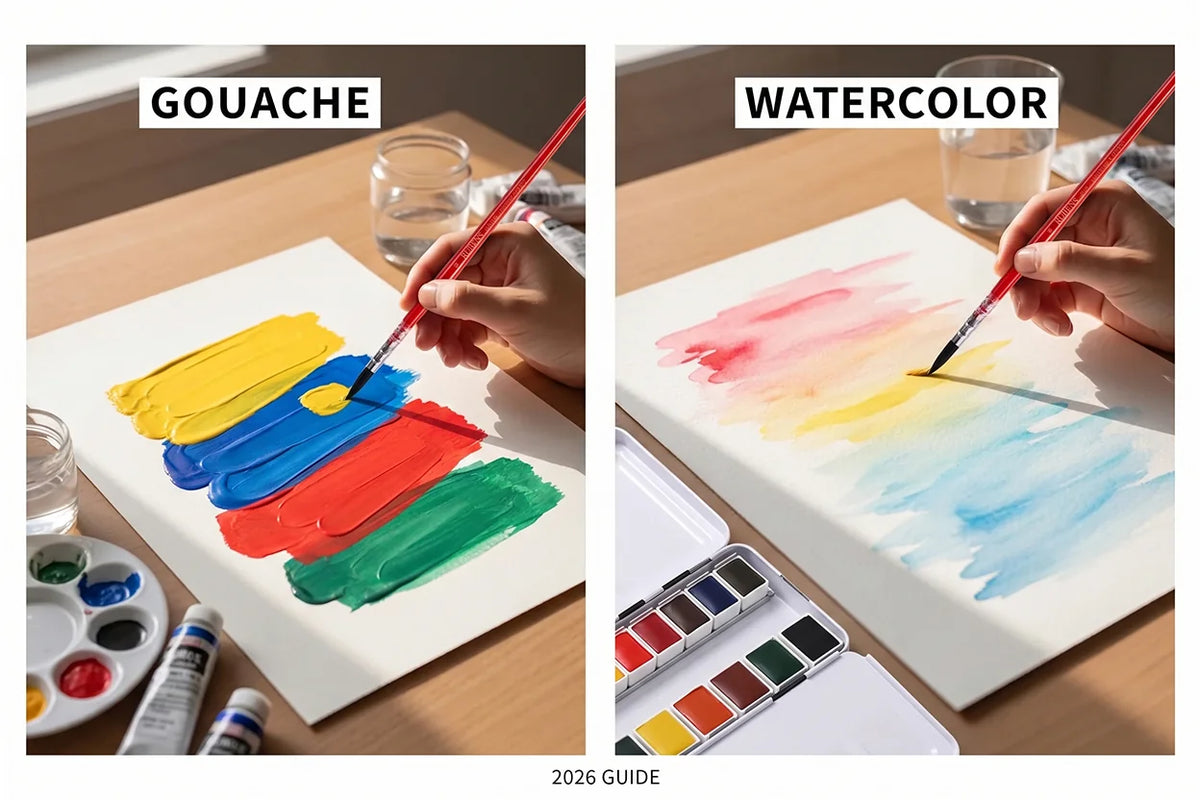 Gouache vs Watercolor: Which Medium Is Right for You
