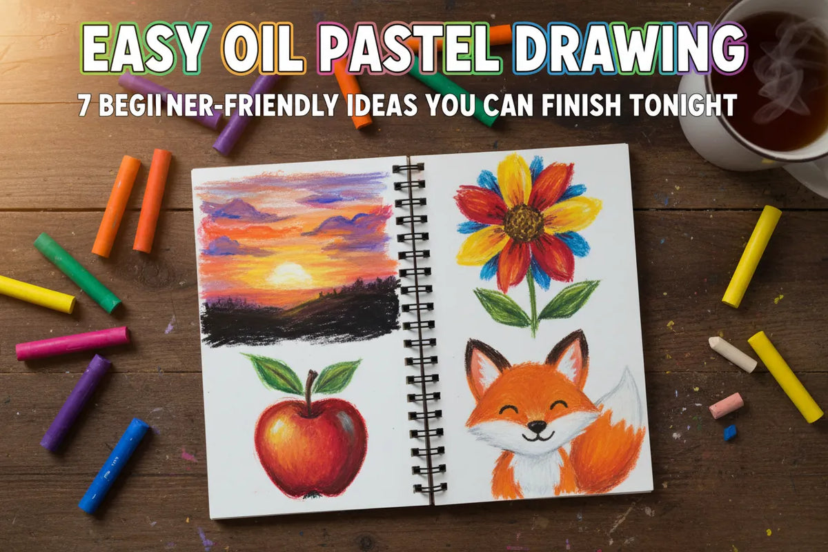Easy Oil Pastel Drawing