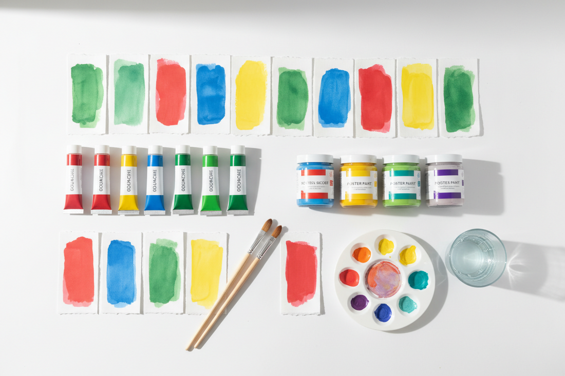 Gouache vs Poster Paint: Which One Should Artists Buy?