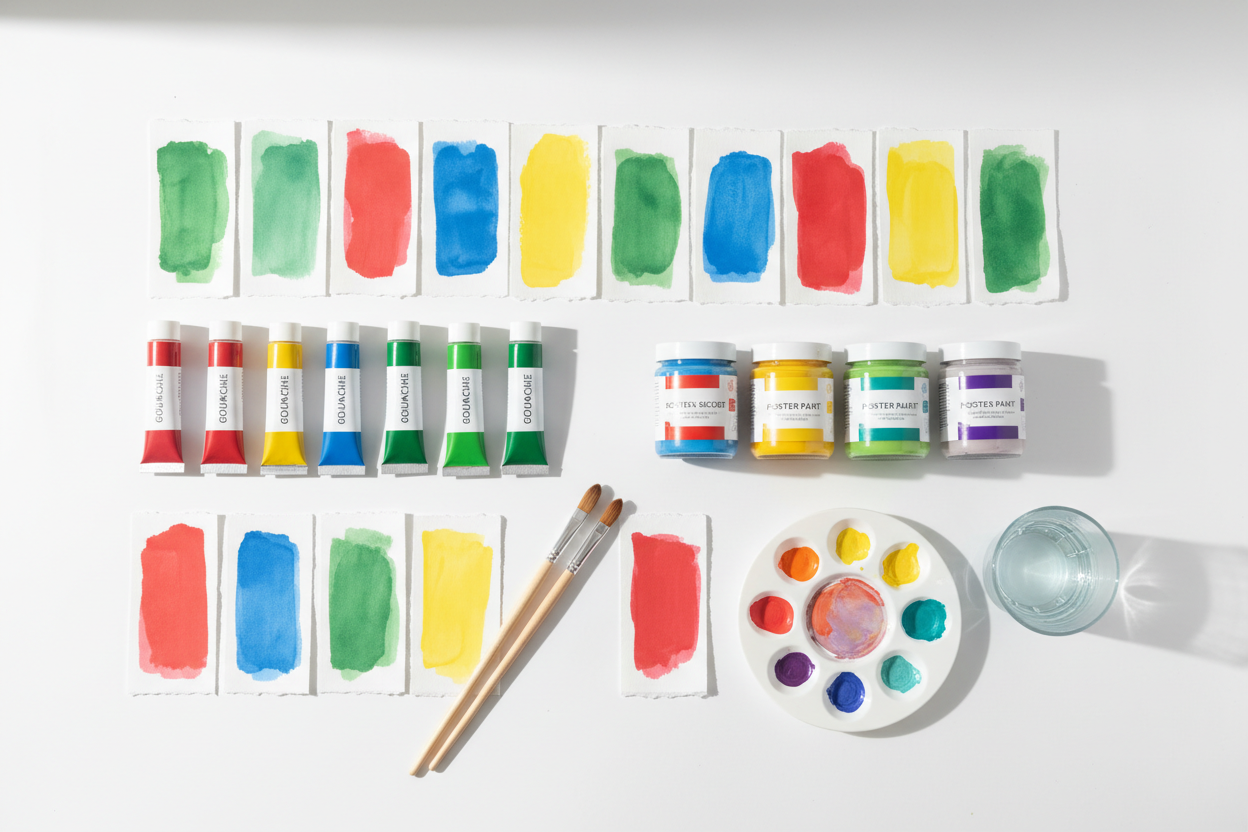 Gouache vs Poster Paint: Which One Should Artists Buy?