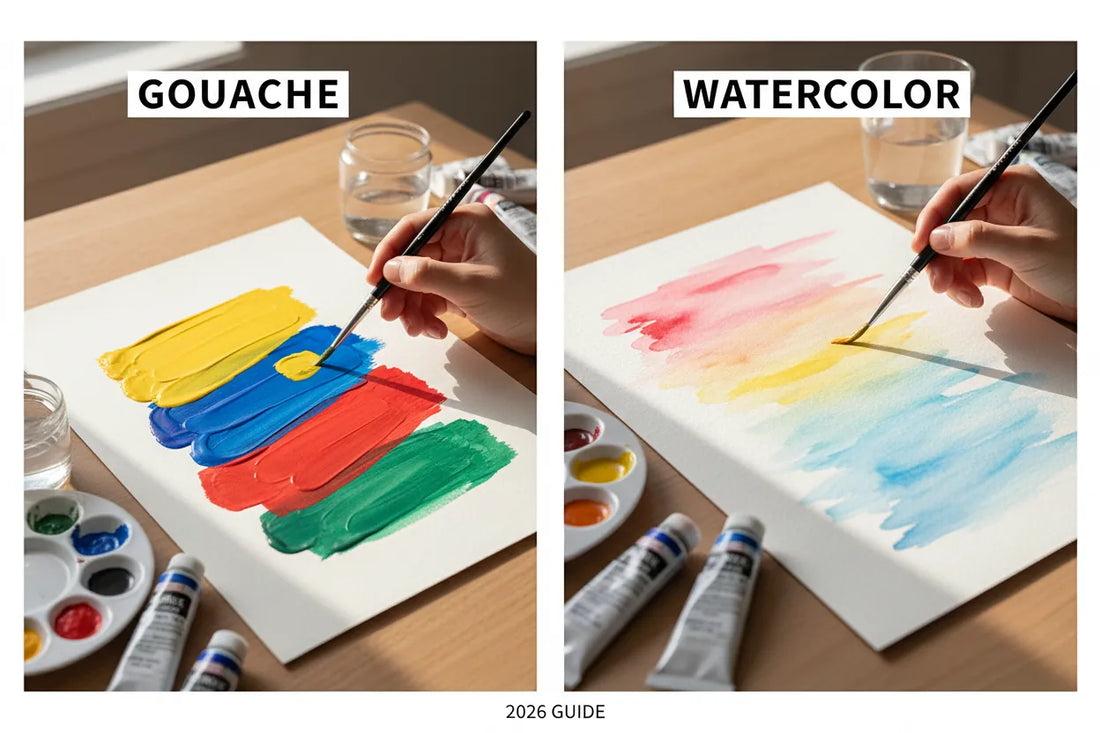 Gouache vs Watercolor: Which Medium Is Right for You