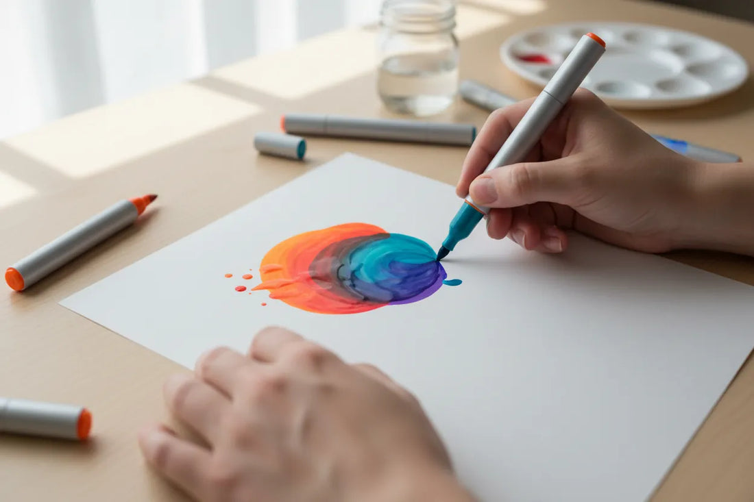 How to Blend Acrylic Markers Without Tearing Paper