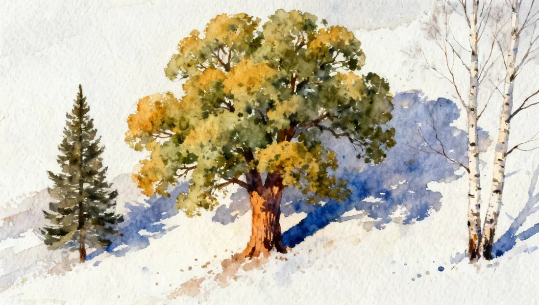 How to Paint Trees in Watercolor: Stop the Lollipop, Start a Real Canopy