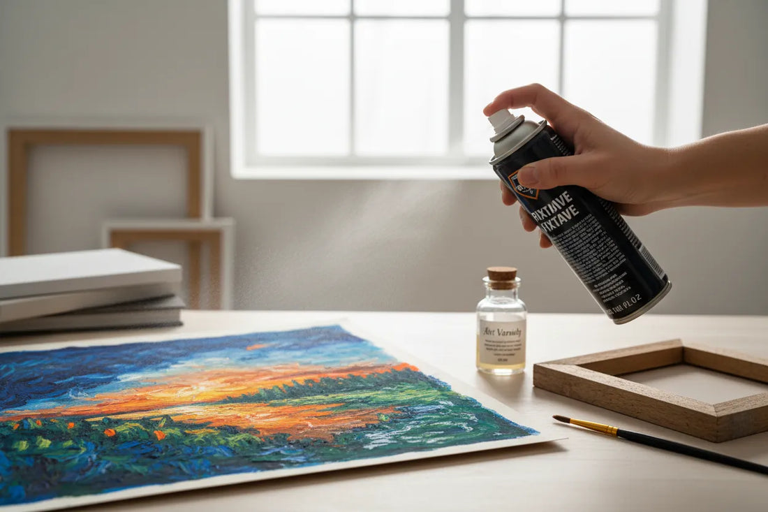 How to Seal Oil Pastels: Fixative, Glassine, and Framing