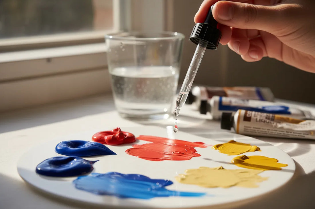 Thinning Acrylic Paint Without Wrecking the Binder: A Practical Studio Guide