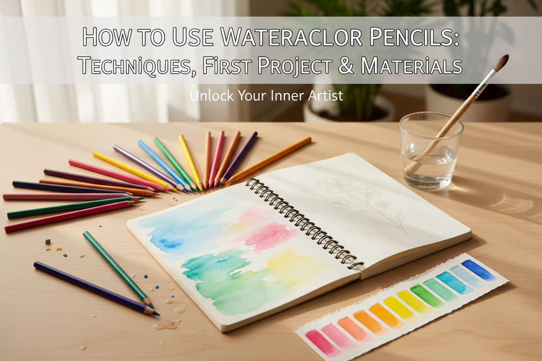 How to Use Watercolor Pencils: Techniques, First Project & Materials