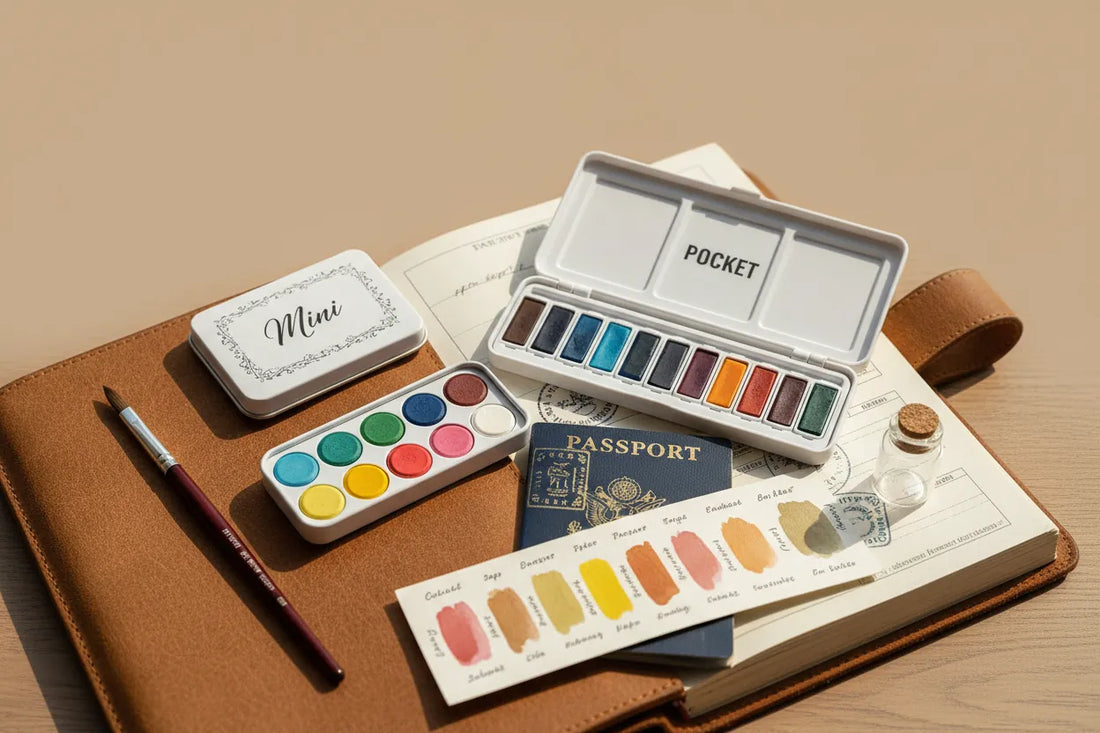Mini Watercolor Set vs Pocket Watercolor Set: Travel Size Tradeoffs