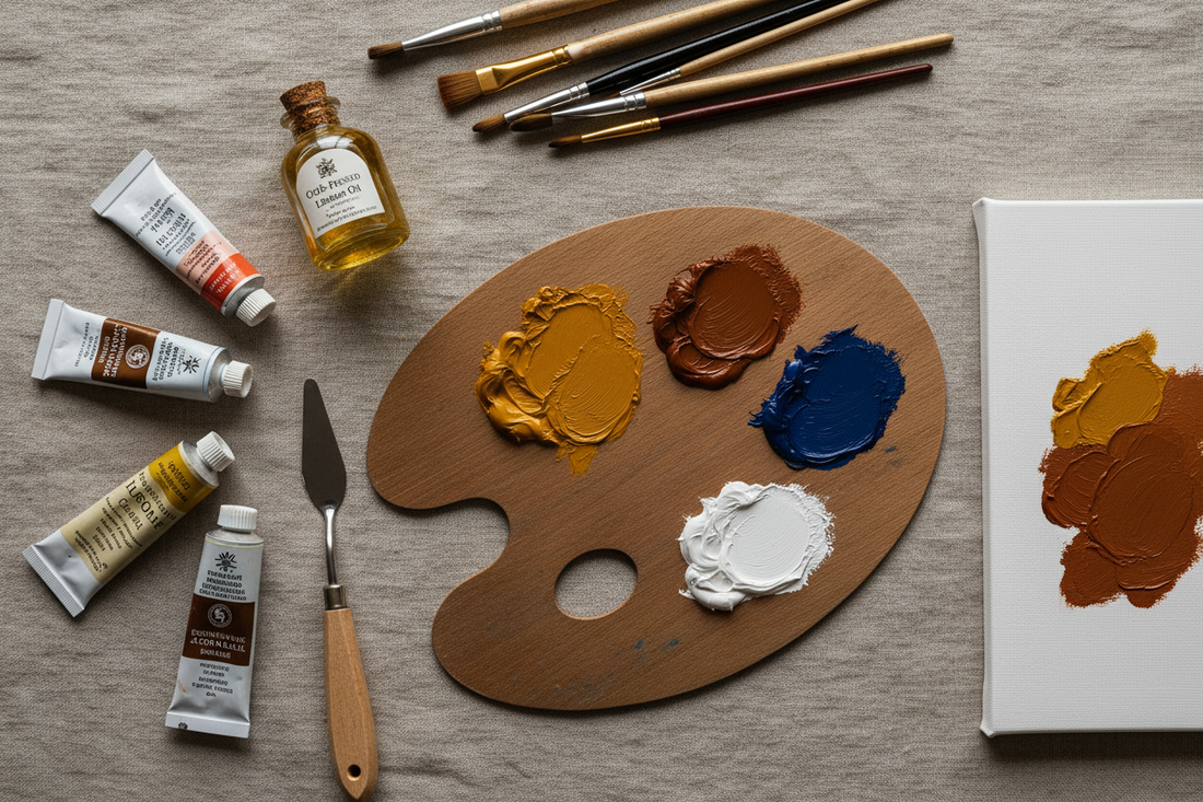 Oil Painting Without Solvents: A Cleaner Starter Setup