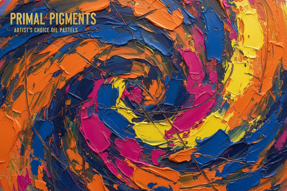 Oil Pastel Abstract Art: Layering, Scraping, and Color Control