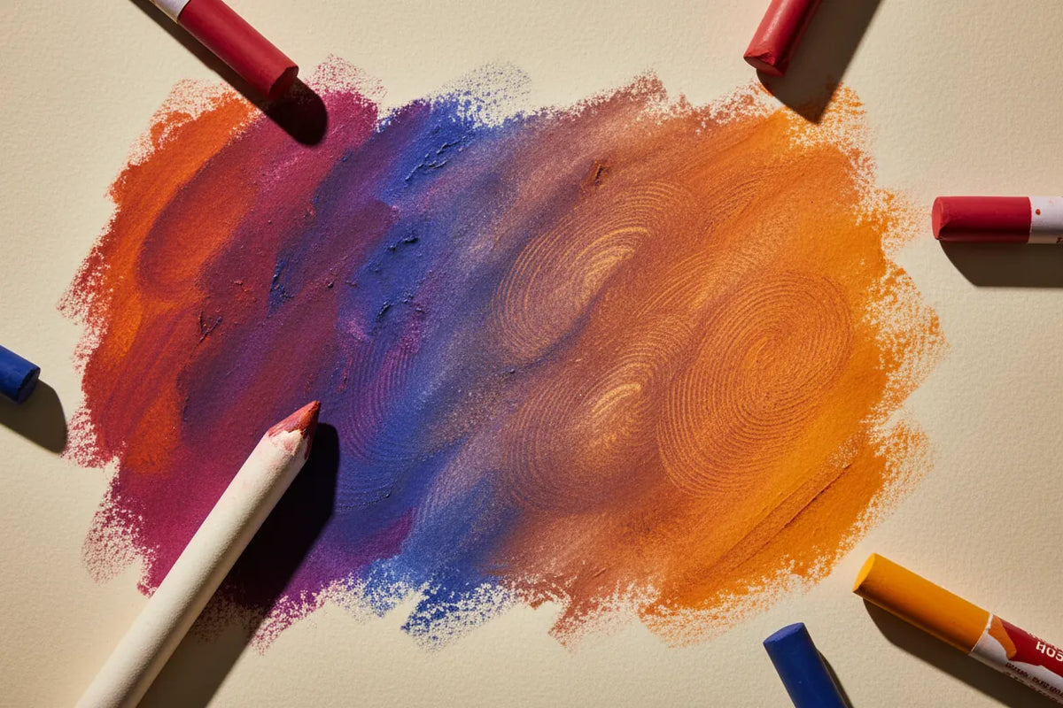 Oil Pastel Blending Stump: When It Helps and When Fingers Work Better