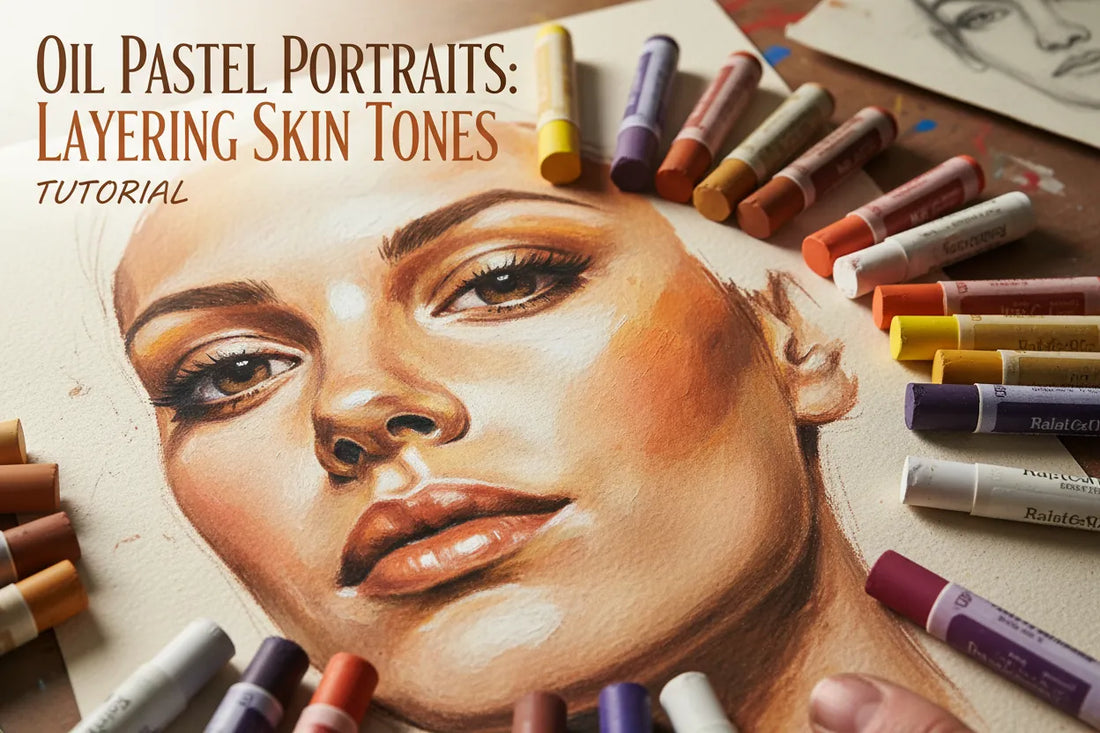 Oil Pastel Portraits