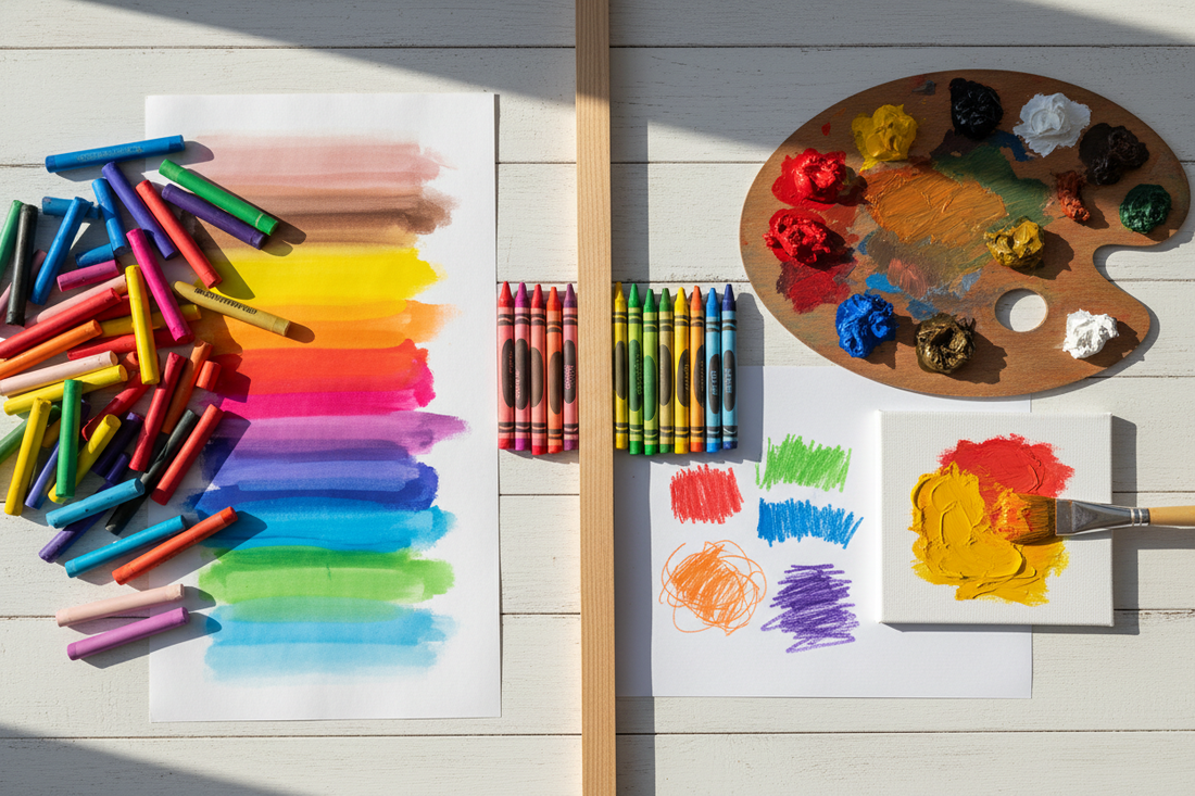 Oil Pastel vs Crayon vs Oil Paint: Which Should You Use?