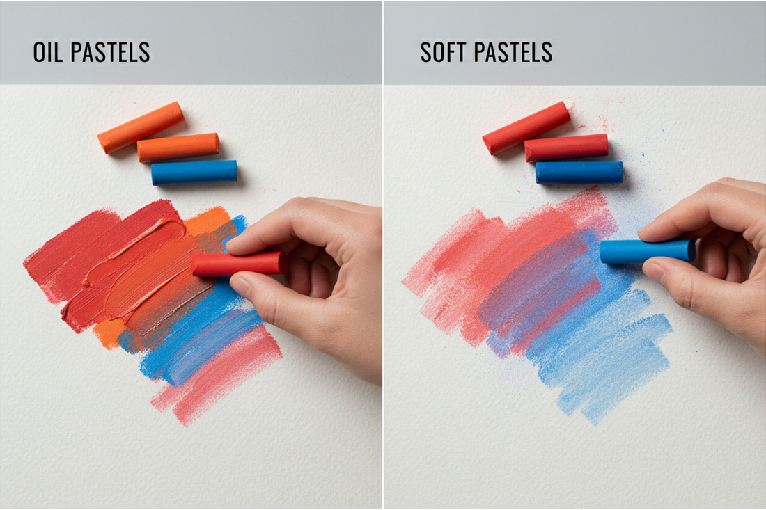 Oil Pastel vs Soft Pastel: The Real Difference (Explained by a Paint Factory)