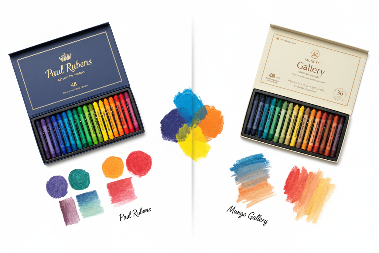 Paul Rubens vs Mungyo Oil Pastels: Which Brand Deserves Your Money?