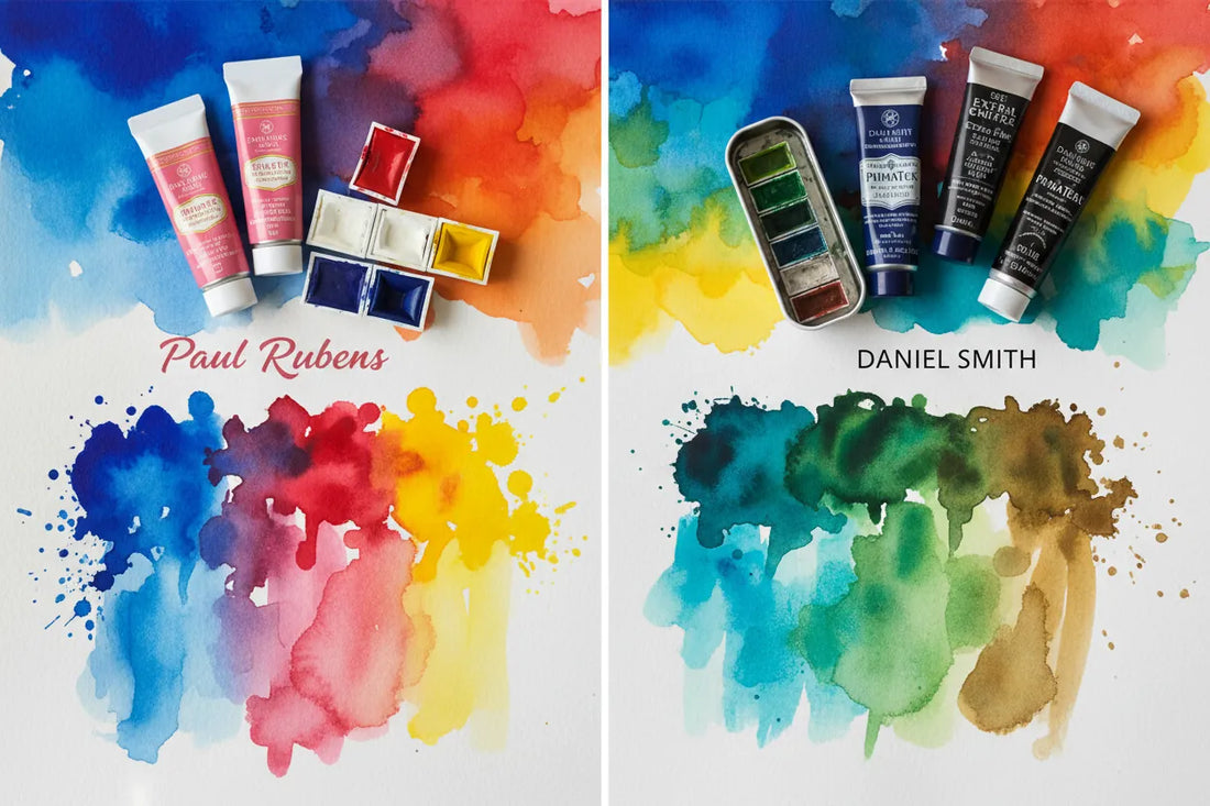 Paul Rubens Watercolor Vs Daniel Smith