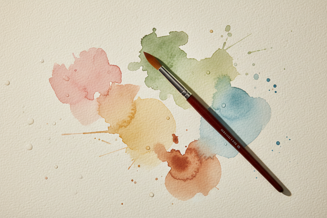 Round Watercolor Brush: Sizes, Pressure, and When One Brush Is Enough