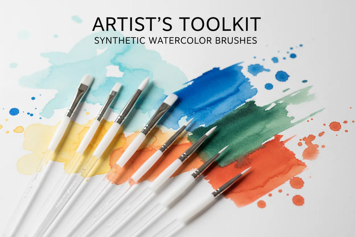 Synthetic Watercolor Brushes: When They Beat Natural Hair