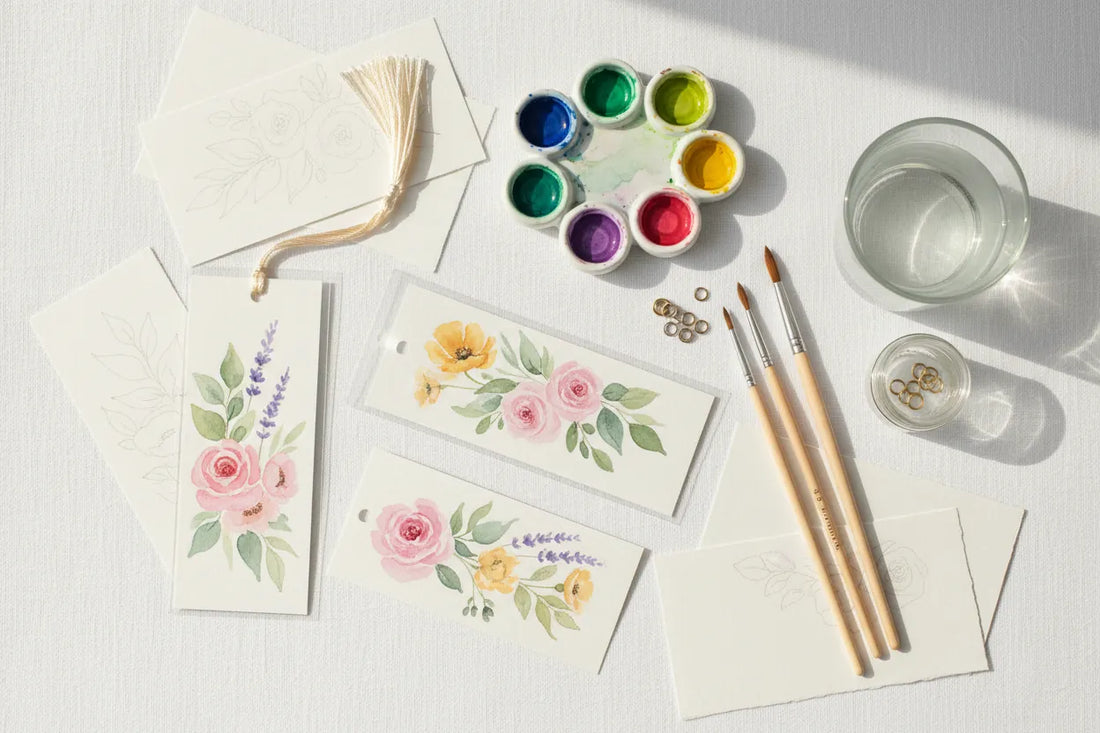 Watercolor Bookmarks: Paper, Paint, and Protection Choices