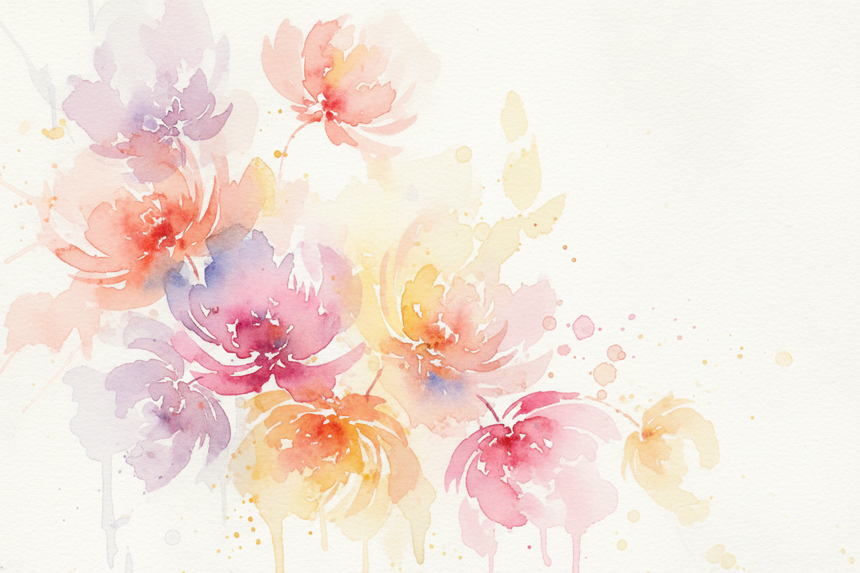 Watercolor Flowers: Petals That Actually Move on Paper