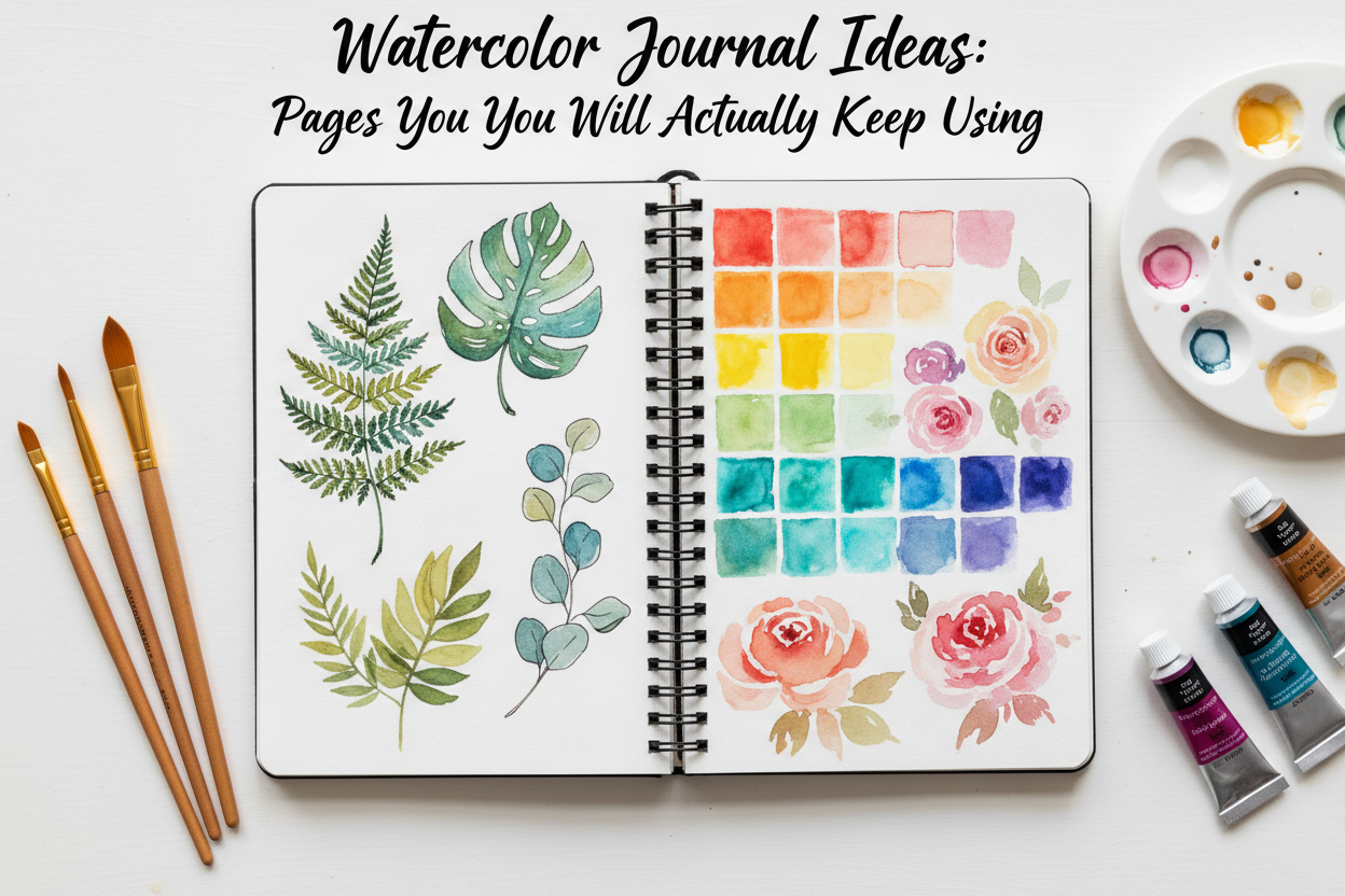 Watercolor Journal Ideas: Pages You Will Actually Keep Using