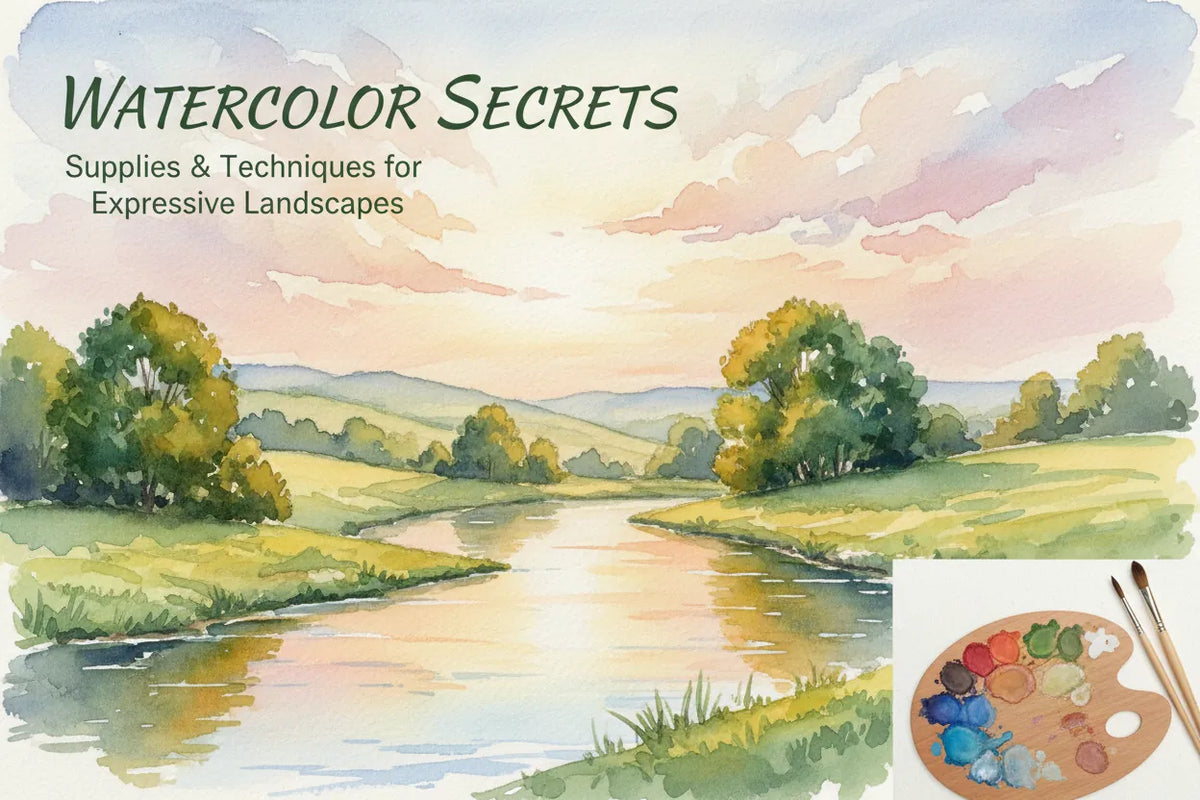Watercolor Landscape Painting
