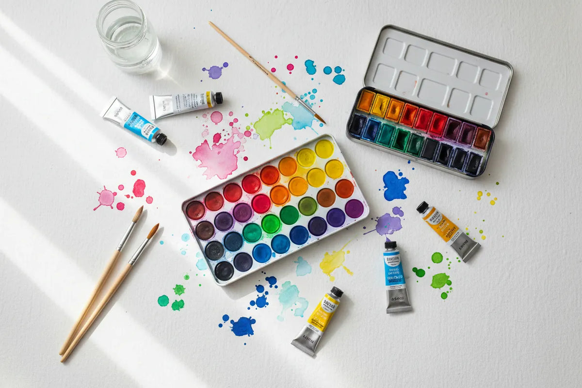 Watercolor Palette vs Set vs Tubes: What Should You Buy First?