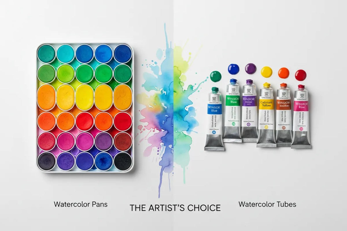 Watercolor Pans vs Tubes: The Real Difference (Explained by a Paint Factory)