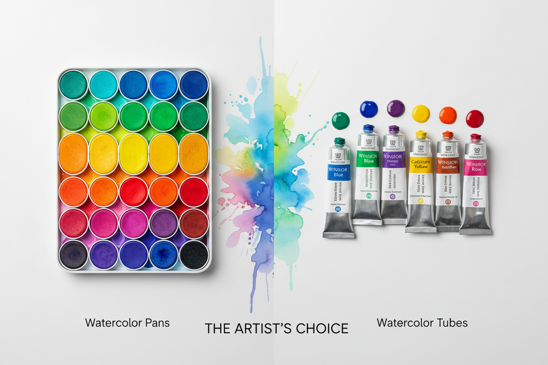 Watercolor Pans vs Tubes: The Real Difference (Explained by a Paint Factory)