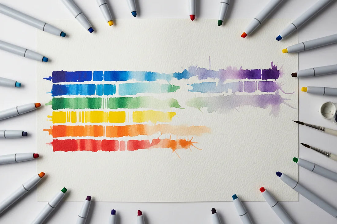 Watercolor Paper for Markers: When It Works and When It Bleeds