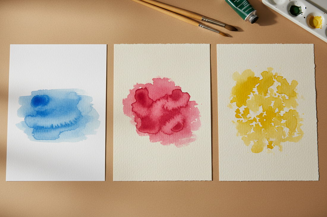Watercolor Paper Texture: Hot Press, Cold Press, Rough, and What Your Paint Actually Does