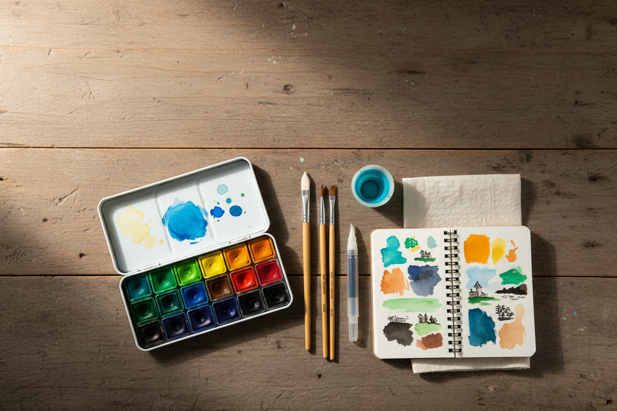 Watercolor Travel Kit: What Actually Goes In It (2026)