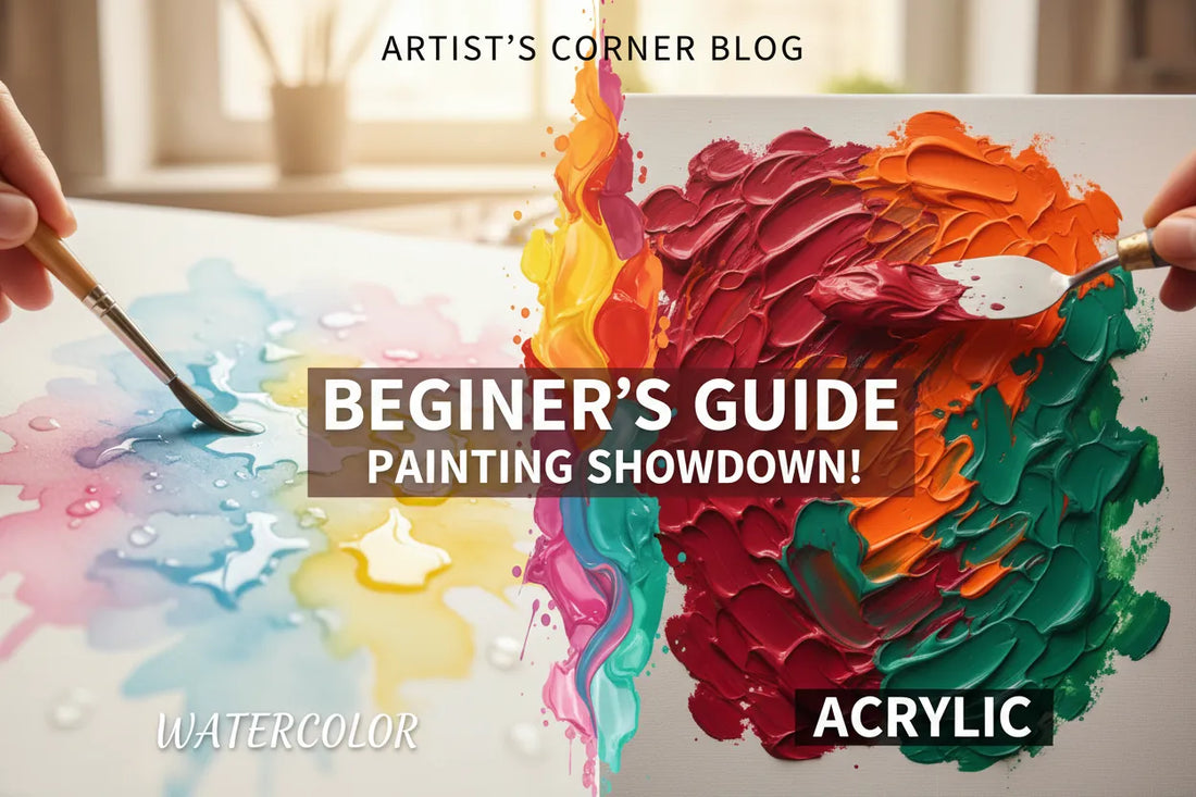 Watercolor vs Acrylic: Which Medium Should a Beginner Choose?