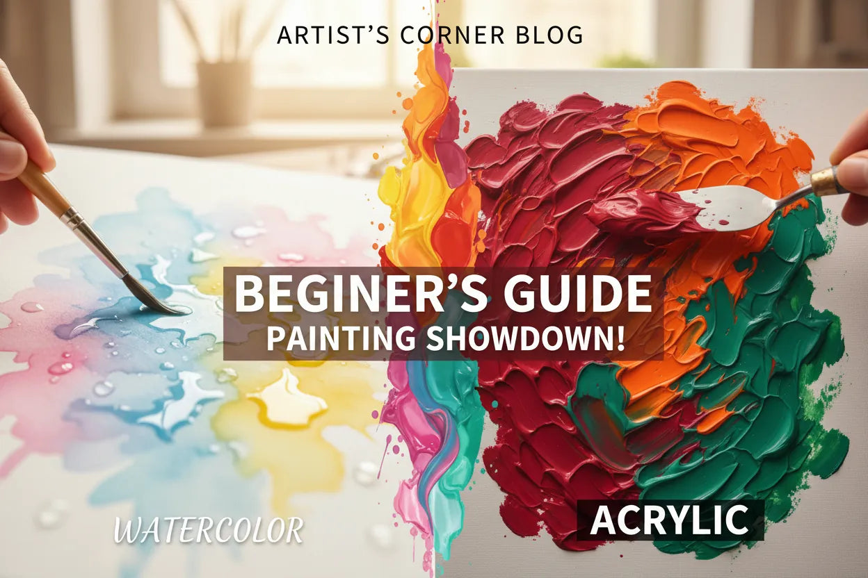 Watercolor vs Acrylic: Which Medium Should a Beginner Choose?