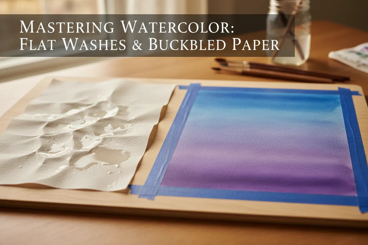 Why Watercolor Paper Buckles