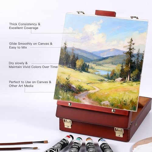 Paul Rubens Oil Paints Set 10 Colors 60ml Large Tubes Professional High Saturation Standard Colors