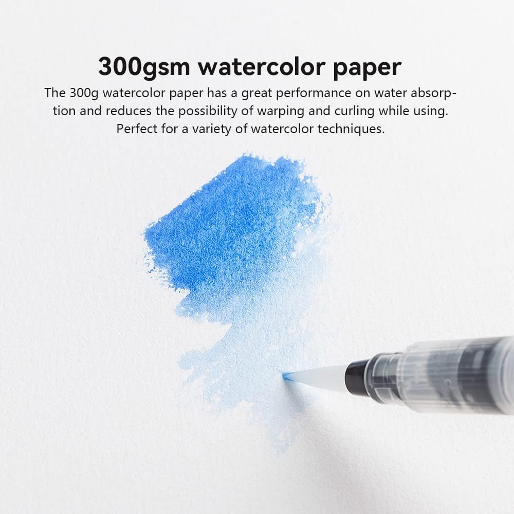 Paul Rubens Cold Press Watercolor Paper 40 Sheets 100 Cotton