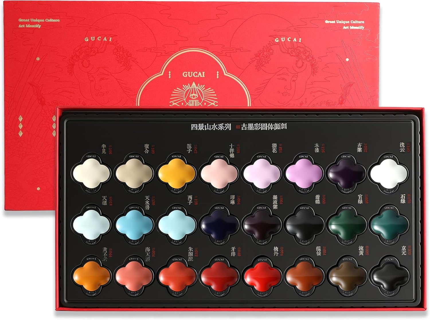 US Fulfillment - rubens Watercolor Paint Set 24 / 48 Color ( Style I / II / III / IV / IX / X ), Professional Pigment-Rich Water Colors for Adults, Premium Art Supplies Kit, Gift for Artists, Beginners & Students