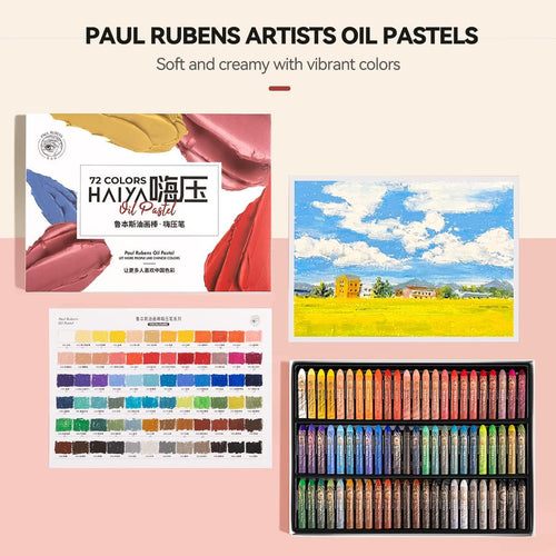 Paul Rubens Artist Soft Oil Pastel Set - 72-color -