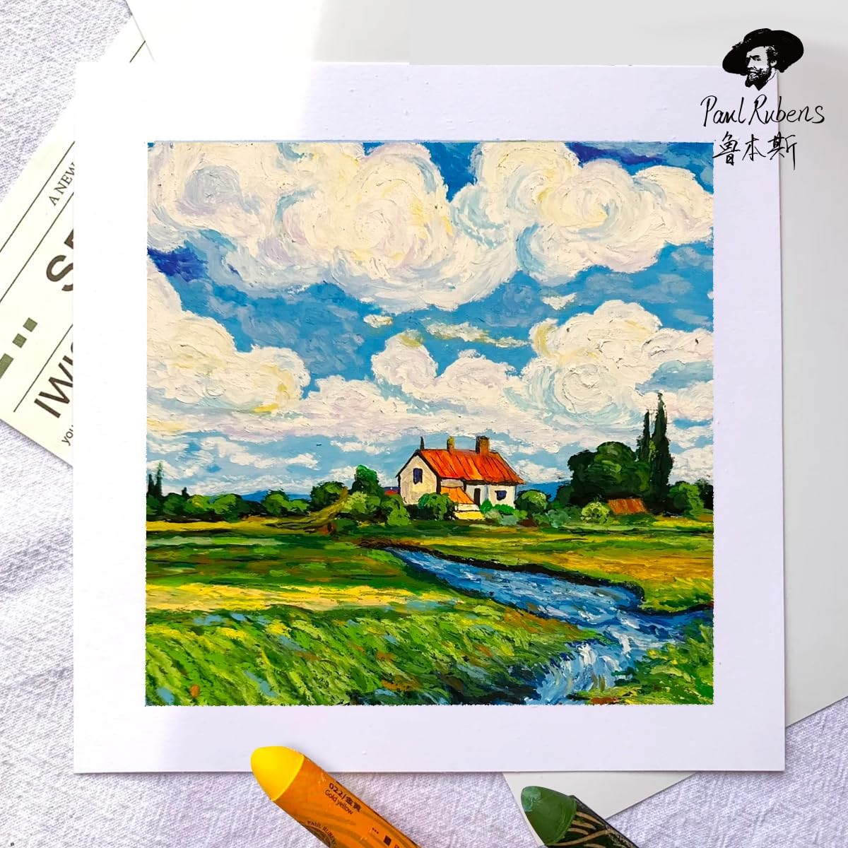 Paul Rubens Artist Soft Oil Pastel Set - 72-color -