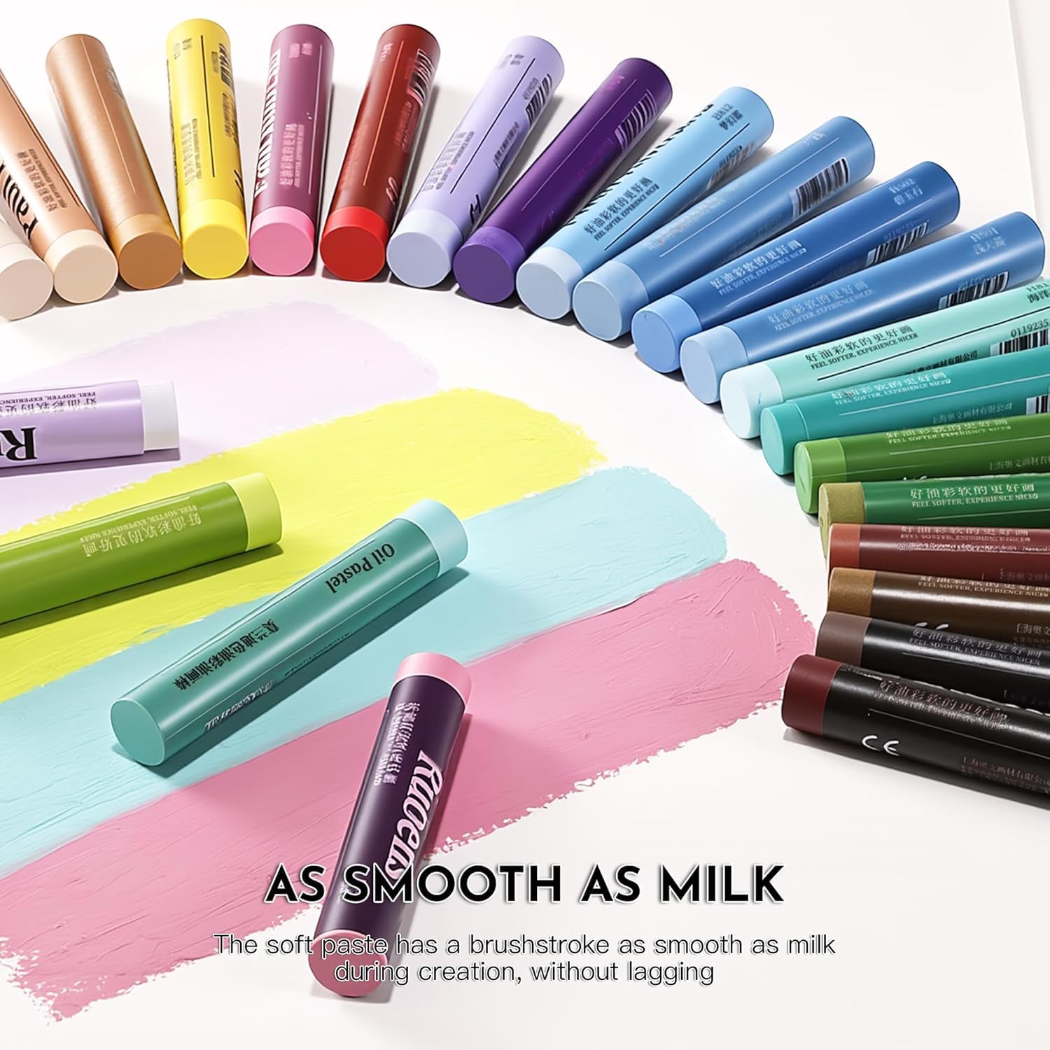 US Fulfillment - Paul Rubens Soft Oil Pastels Set 24 / 36 / 48 Basic Colors & 24 / 48 Morandi Colors Creamy Texture for Drawi