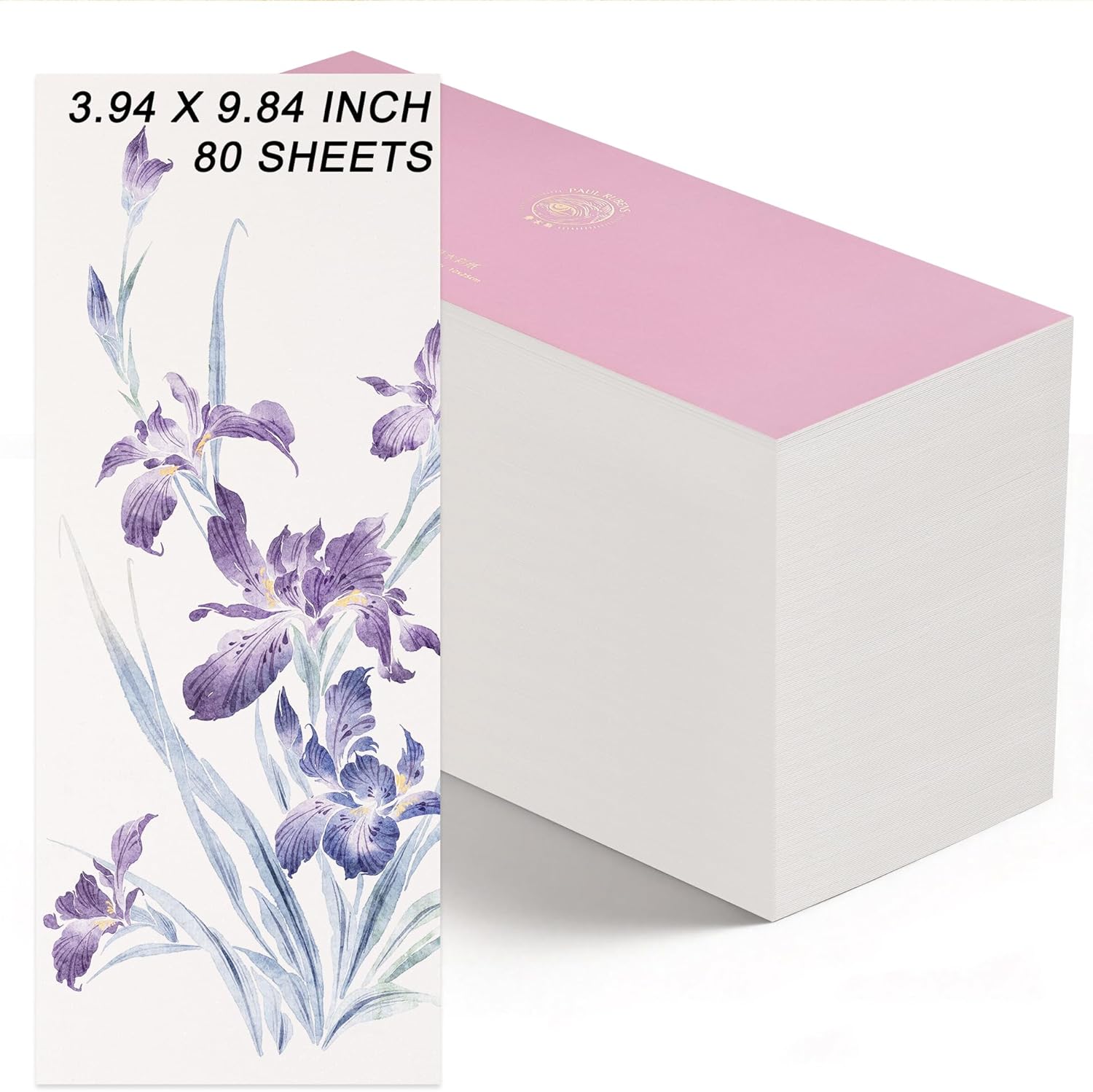 rubens Watercolor Paper Pad, Glitter Hot Pressed Paper, 80 Sheets 3.81”x5.31” Paper 140lb/300gsm, Portable 100% Cotton Watercolor Paper for Watercolor, Oil Pastels, Colored Pencil, Markers, Sketching