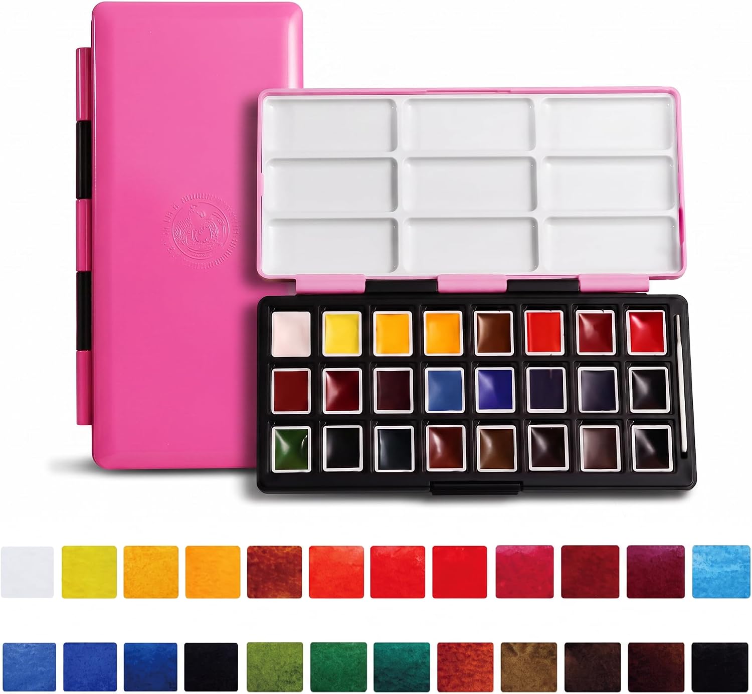 US Fulfillment - Paul Rubens Watercolor Paint Set 24 Vivid Colors