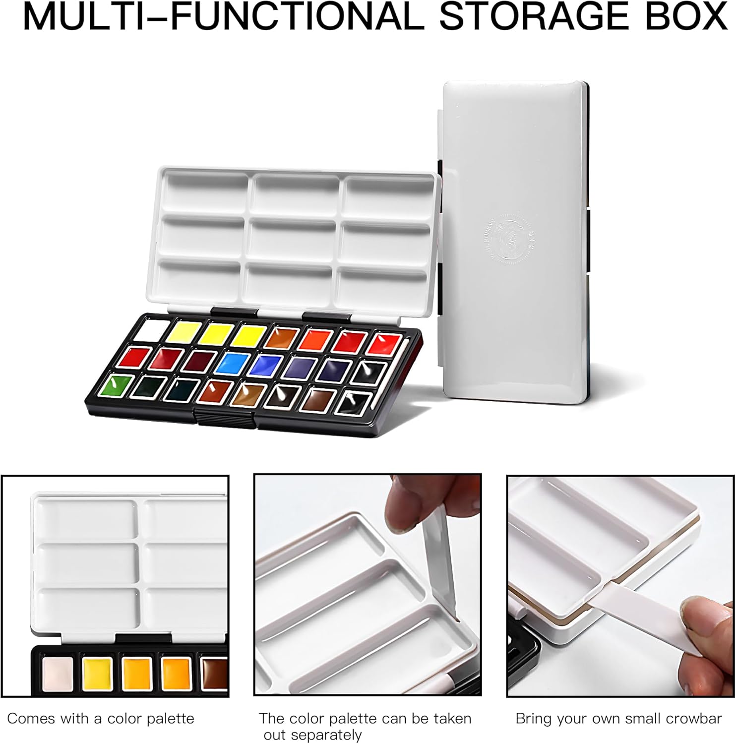 US Fulfillment - Paul Rubens Watercolor Paint Set 24 Vivid Colors