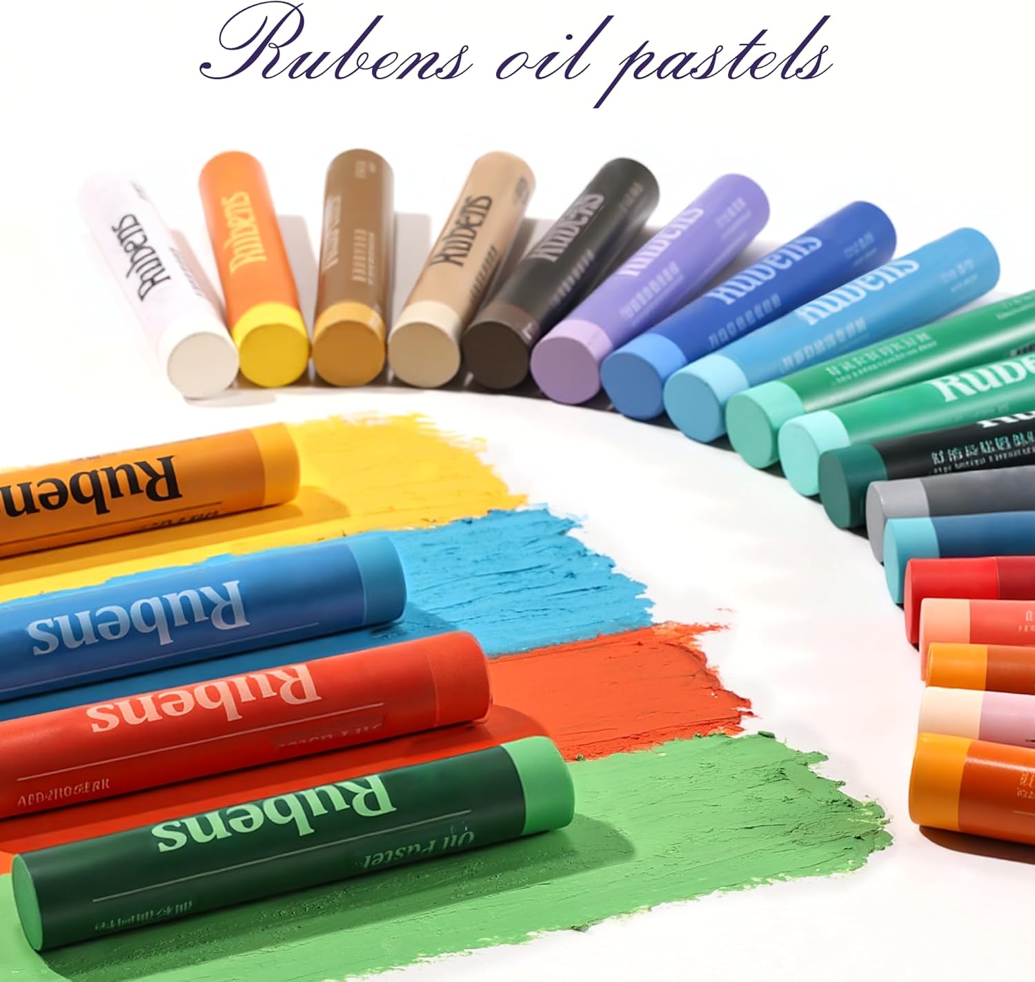US Fulfillment - Paul Rubens Soft Oil Pastels Set 24 / 36 / 48 Basic Colors & 24 / 48 Morandi Colors Creamy Texture for Drawi