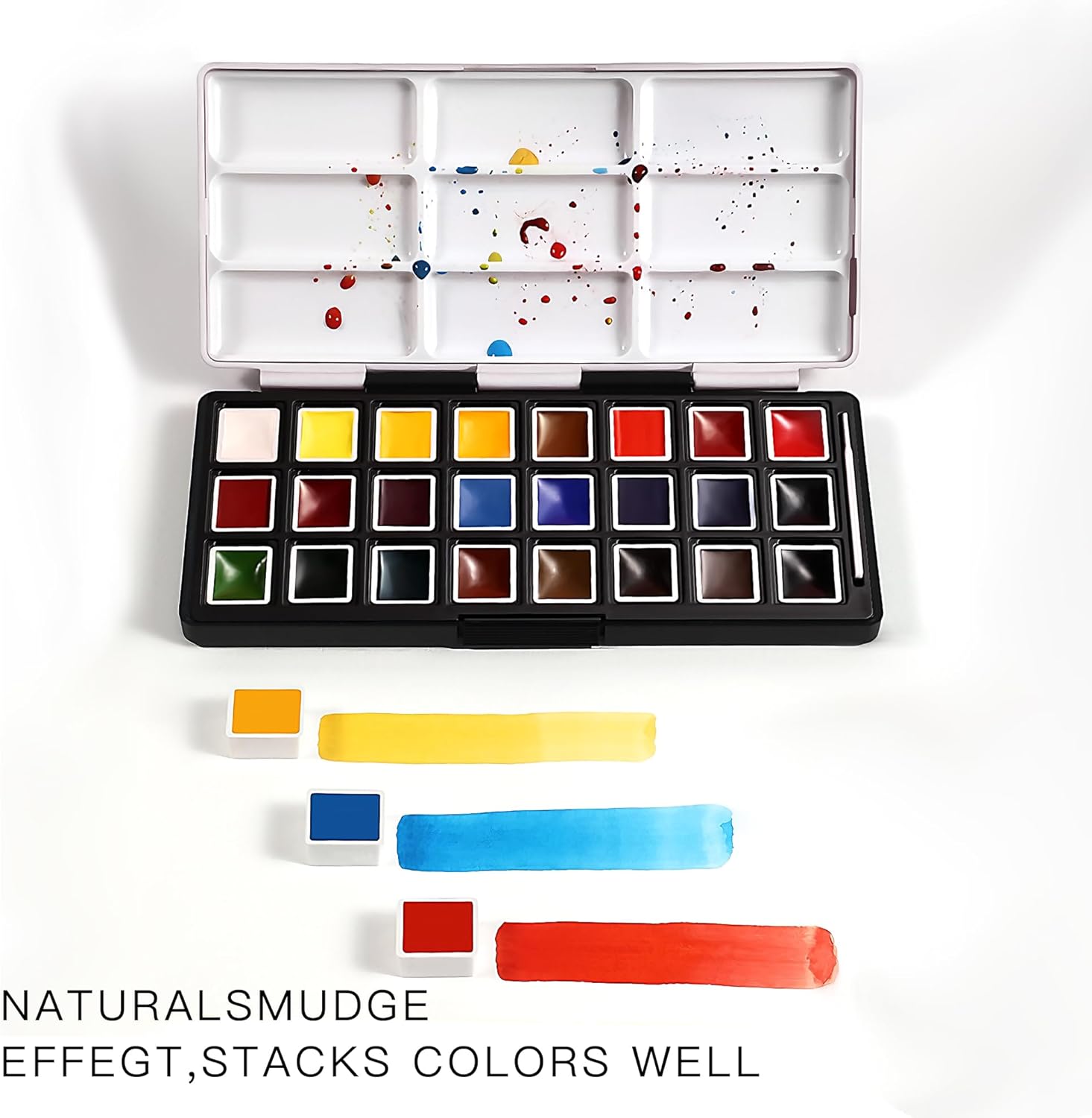 US Fulfillment - Paul Rubens Watercolor Paint Set 24 Vivid Colors