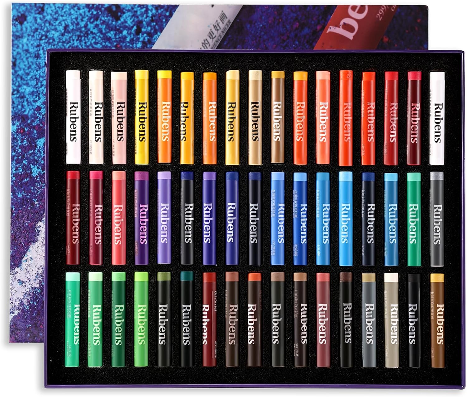 US Fulfillment - Paul Rubens Soft Oil Pastels Set 24 / 36 / 48 Basic Colors & 24 / 48 Morandi Colors Creamy Texture for Drawi